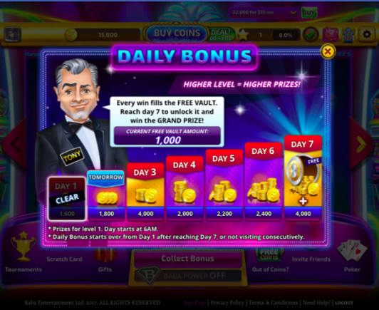 baba wild slots casino free coins