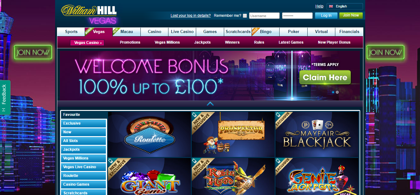 William hill slots